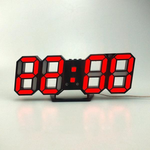 Horloge Murale<br> LED Rouge - Horloge Tendance