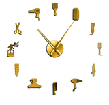 Horloge Murale<br> Salon de Coiffure - Horloge Tendance