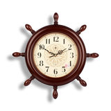 Horloge Murale<br> Gouvernail de Bateau - Horloge Tendance