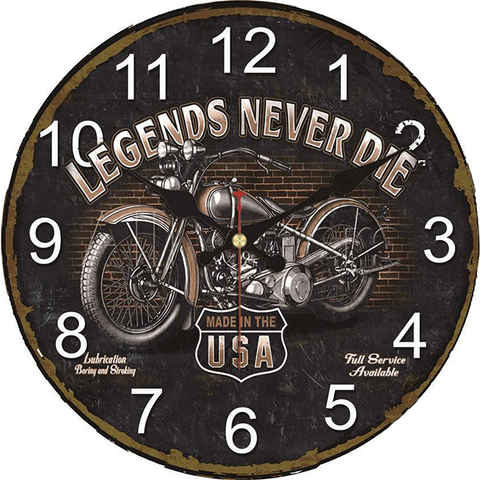 Horloge Murale<br> Moto Vintage - Horloge Tendance