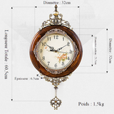 Pendule Murale<br> Vintage - Horloge Tendance