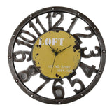 Horloge Murale<br> Industrielle<br> Loft - Horloge Tendance