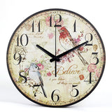 Horloge Murale<br> Fleurs & Oiseaux - Horloge Tendance