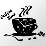 Horloge Murale<br> Cuisine<br> Tasse de Café - Horloge Tendance