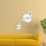 Horloge Murale<br> Cuisine<br> Tasse de Café
