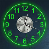 Horloge Murale<br> Lumineuse à Piles - Horloge Tendance