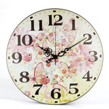 Horloge Murale<br> Papillons Roses - Horloge Tendance