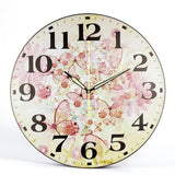 Horloge Murale<br> Papillons Roses - Horloge Tendance