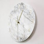 Horloge<br> Marbre Blanc - Horloge Tendance