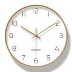 Horloge Murale<br> Dorée - Horloge Tendance