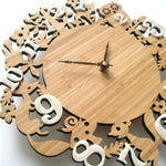 Horloge Murale<br> Bois<br> Design Champêtre - Horloge Tendance