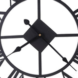 Horloge Murale<br> Industrielle Noire - Horloge Tendance