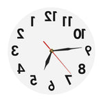 Horloge Murale<br> Inversée - Horloge Tendance