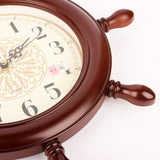 Horloge Murale<br> Gouvernail de Bateau - Horloge Tendance