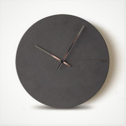 Horloge Murale<br> Ronde Noire - Horloge Tendance