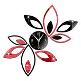 Horloge<br> Design Fleuri<br> à coller - Horloge Tendance