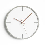 Horloge<br> Bois Blanc - Horloge Tendance