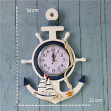 Horloge Murale<br> Ancre Marine - Horloge Tendance