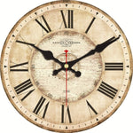 Horloge Murale<br> Chiffres Romains Bois - Horloge Tendance