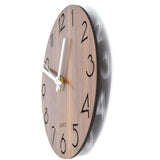 Horloge Murale<br> Bois Foncé<br> Style Toscan - Horloge Tendance