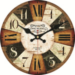Horloge Murale<br> Bois Vieilli - Horloge Tendance
