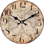 Horloge Murale<br> Carte du Monde - Horloge Tendance