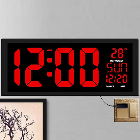 Horloge digitale à pile 