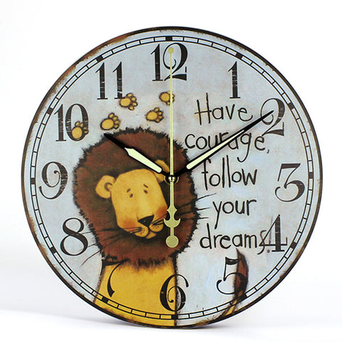 Horloge Murale<br> Petit Lion - Horloge Tendance