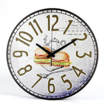 Horloge Murale<br> Hamburger - Horloge Tendance