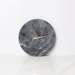 Horloge<br> Marbre Noir - Horloge Tendance